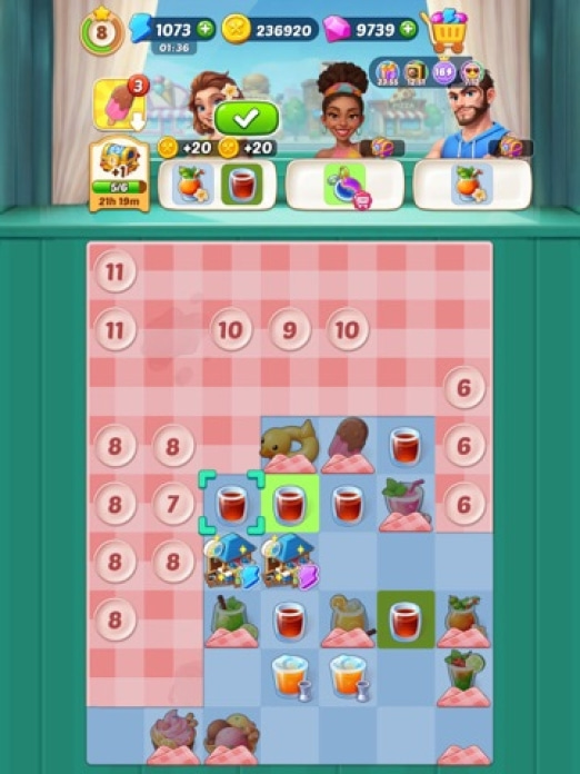 Tasty Travels: Merge Game Tablet-Screenshot7