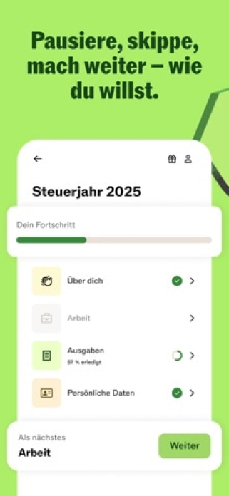 Taxfix: Online Steuererkl&auml;rung Smartphone-Screenshot7