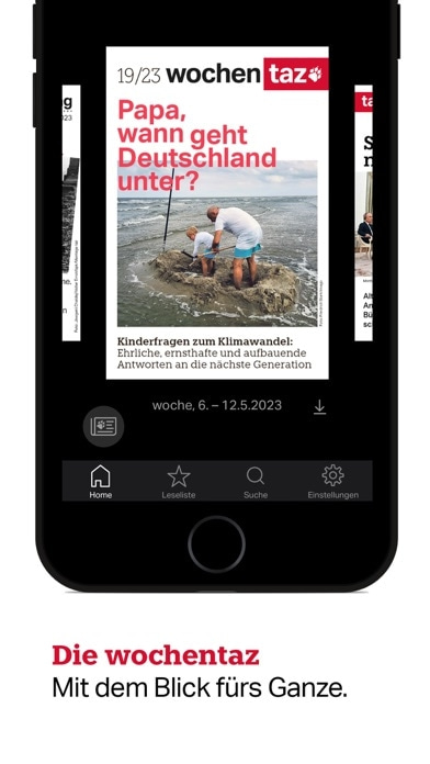 taz, die tageszeitung Smartphone-Screenshot2