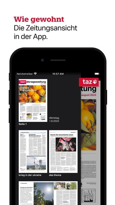 taz, die tageszeitung Smartphone-Screenshot3