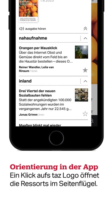 taz, die tageszeitung Smartphone-Screenshot4