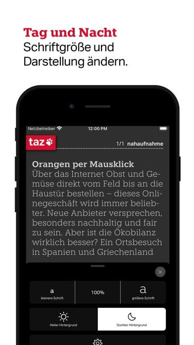 taz, die tageszeitung Smartphone-Screenshot8