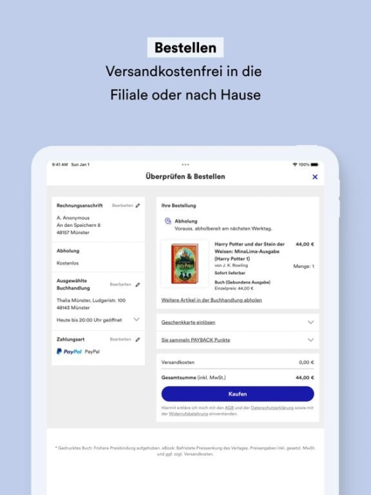 Thalia &ndash; B&uuml;cher entdecken Tablet-Screenshot5