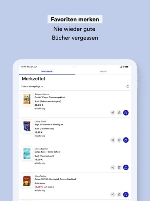 Thalia &ndash; B&uuml;cher entdecken Tablet-Screenshot6