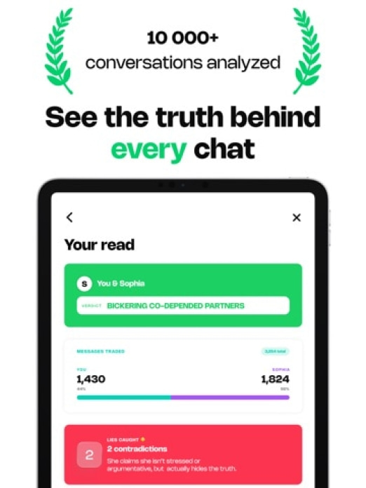 The Cringe: Chat Wrapped Tablet-Screenshot