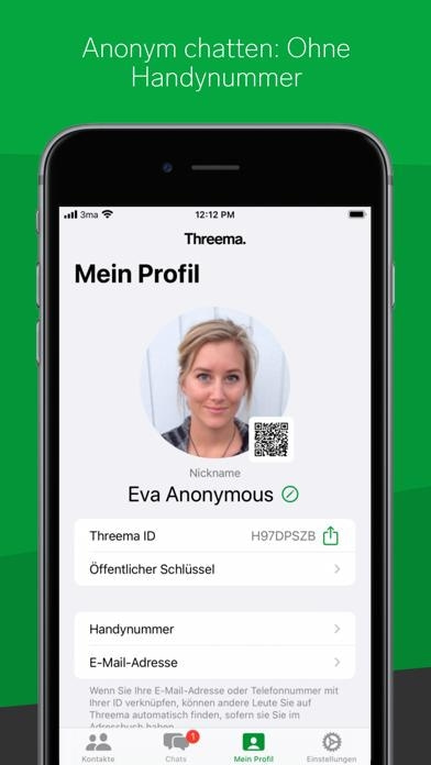 Threema. Der sichere Messenger Smartphone-Screenshot3