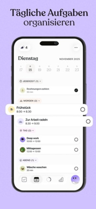 Tiimo - Daily to-do list Smartphone-Screenshot3