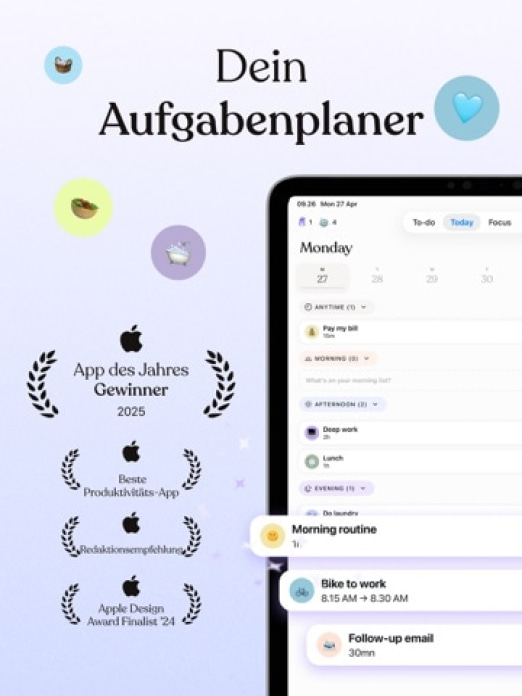 Tiimo - Daily to-do list Tablet-Screenshot