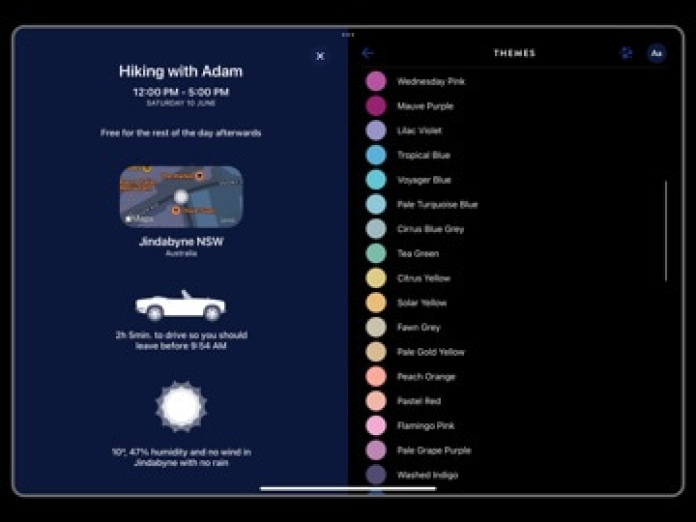Timepage: Kalender und Planer Tablet-Screenshot2