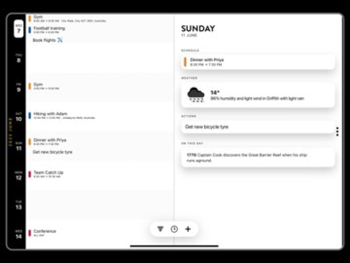 Timepage: Kalender und Planer Tablet-Screenshot4