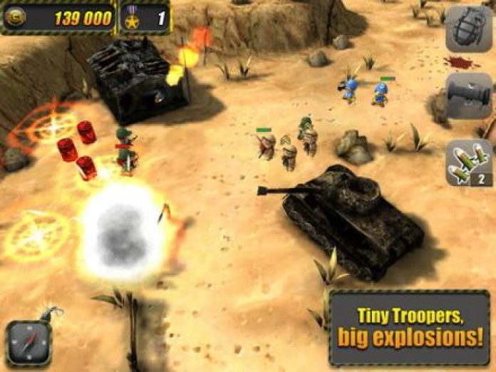 Tiny Troopers Smartphone-Screenshot
