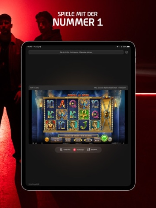 Tipico Games - Echtgeld Slots Tablet-Screenshot4
