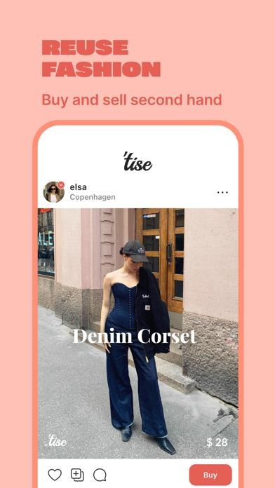 Tise | Secondhand Fashion Smartphone-Screenshot