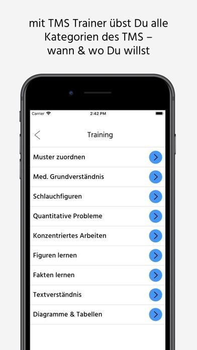 TMS Trainer Smartphone-Screenshot2