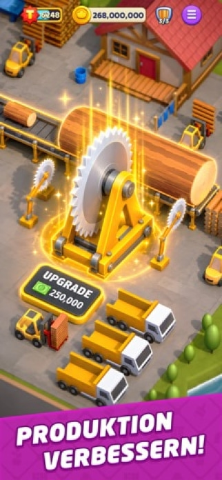 Top Tycoon: Coin Theme Empire Smartphone-Screenshot2