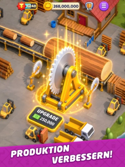 Top Tycoon: Coin Theme Empire Tablet-Screenshot2