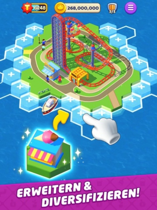 Top Tycoon: Coin Theme Empire Tablet-Screenshot3