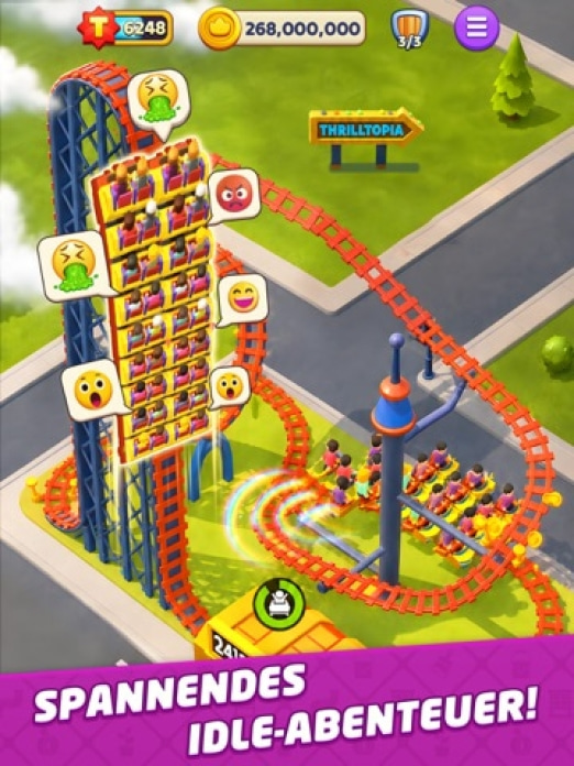 Top Tycoon: Coin Theme Empire Tablet-Screenshot