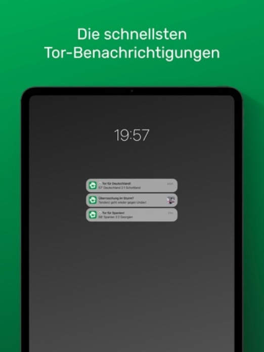 TorAlarm - Fußball Ergebnisse Tablet-Screenshot2