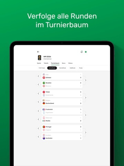 TorAlarm - Fußball Ergebnisse Tablet-Screenshot5