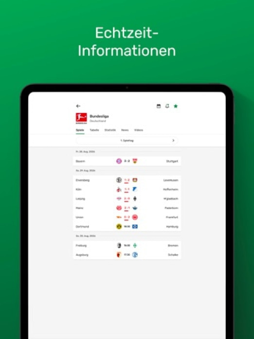 TorAlarm - Fußball Ergebnisse Tablet-Screenshot6