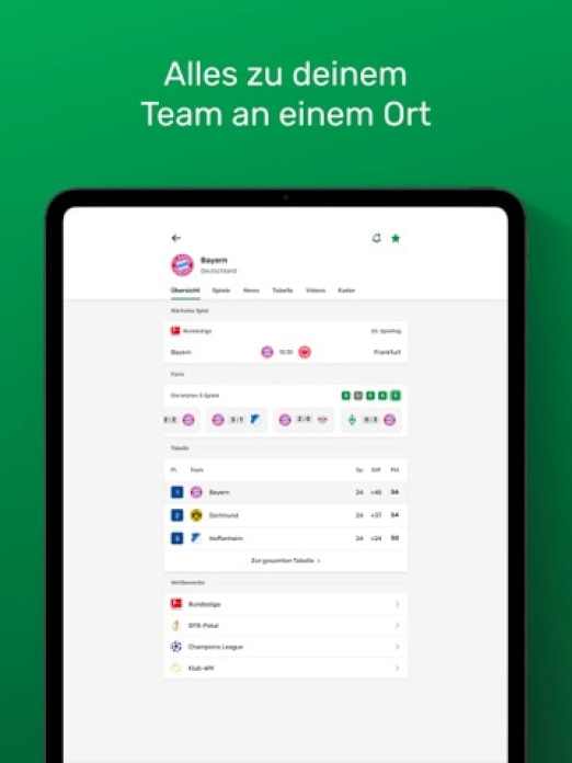TorAlarm - Fußball Ergebnisse Tablet-Screenshot8