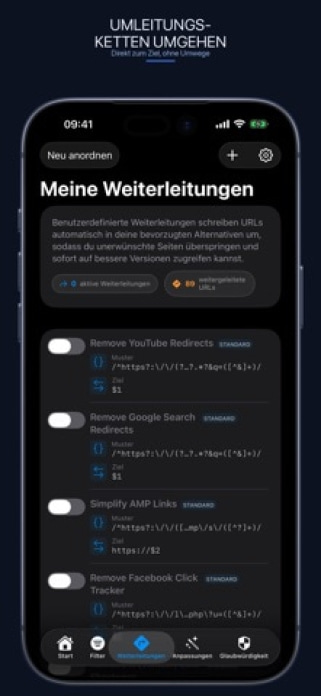 Trackless Links Pro: URL+ Smartphone-Screenshot4