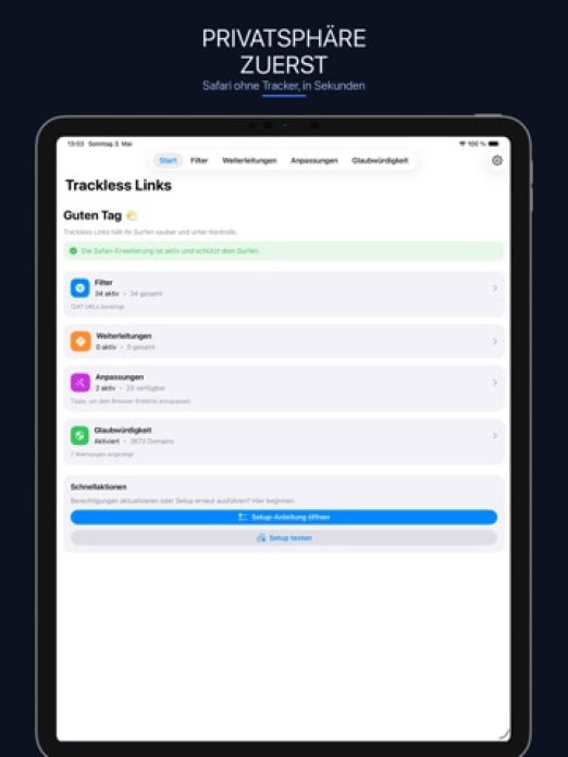Trackless Links Pro: URL+ Tablet-Screenshot9