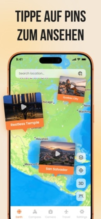 Travel Camera & Compass Smartphone-Screenshot2