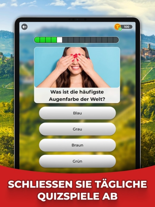 Triviascapes: spannendes Quiz Tablet-Screenshot6