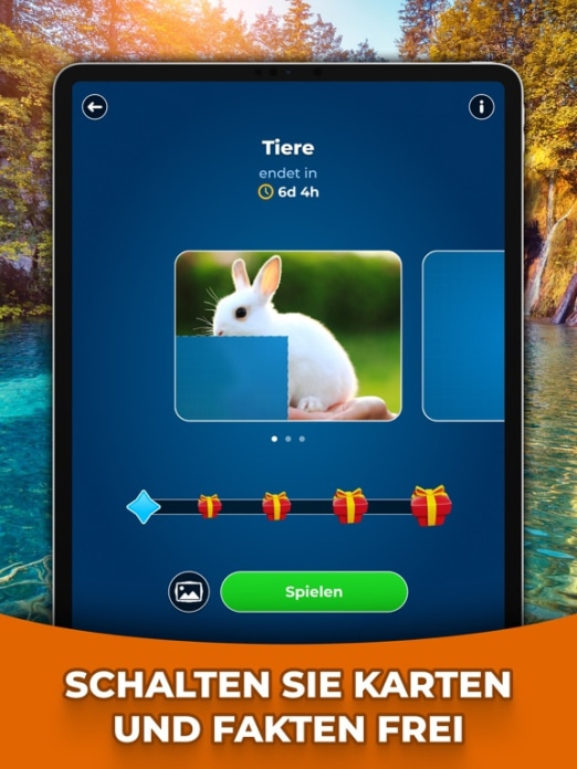 Triviascapes: spannendes Quiz Tablet-Screenshot7