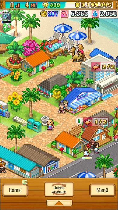 Tropical Resort Story Smartphone-Screenshot