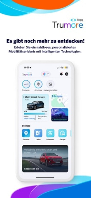 Togg Trumore Smartphone-Screenshot