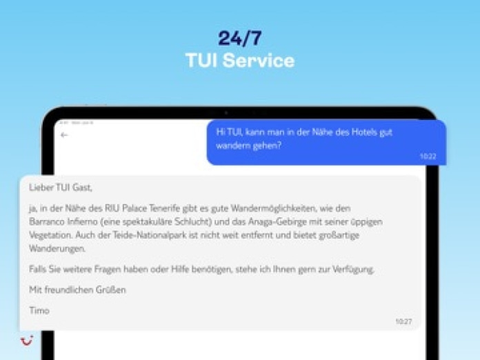 TUI | Urlaub buchen und reisen Tablet-Screenshot10