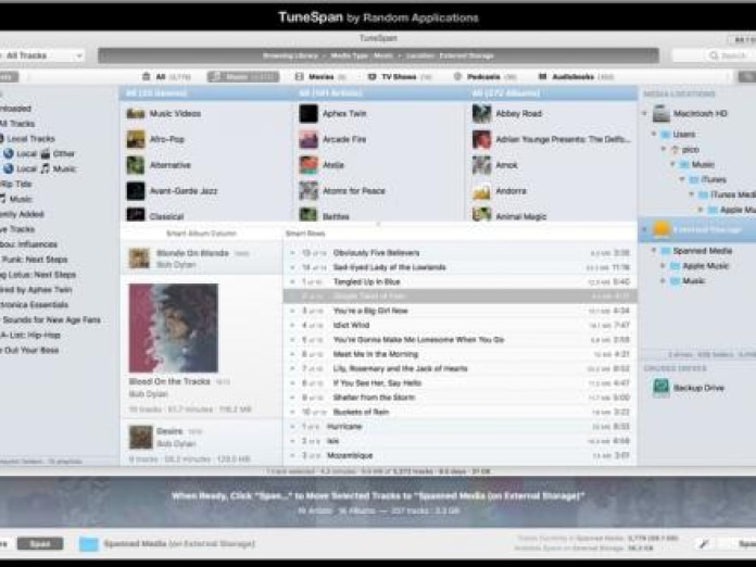 TuneSpan for iTunes Smartphone-Screenshot