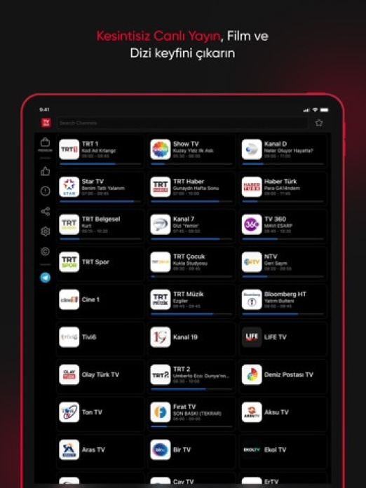 TV İZLE — Türk TV Programm Tablet-Screenshot2