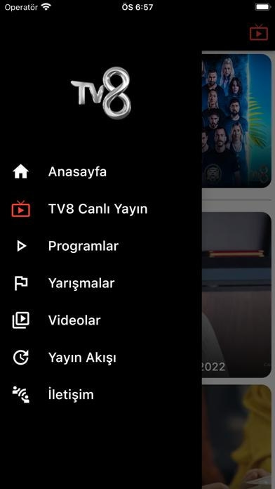TV8 Smartphone-Screenshot