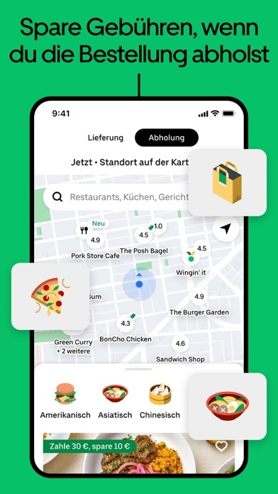 Uber Eats: Essen, Lebensmittel Smartphone-Screenshot4