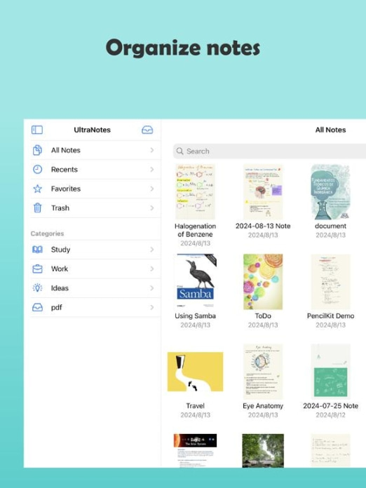 UltraNotes - Note Taking & PDF Tablet-Screenshot9