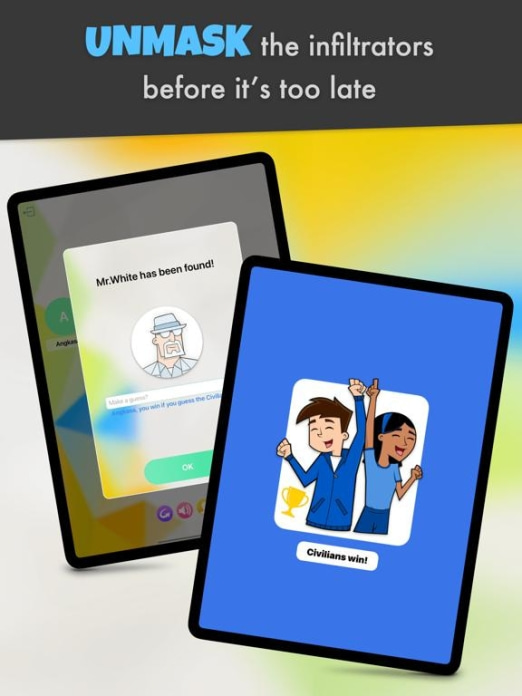 Undercover: Wort-Partyspiel Tablet-Screenshot5