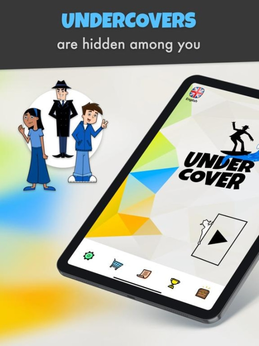 Undercover: Wort-Partyspiel Tablet-Screenshot
