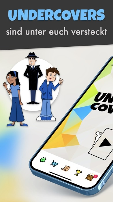 Undercover: Wort-Partyspiel Smartphone-Screenshot