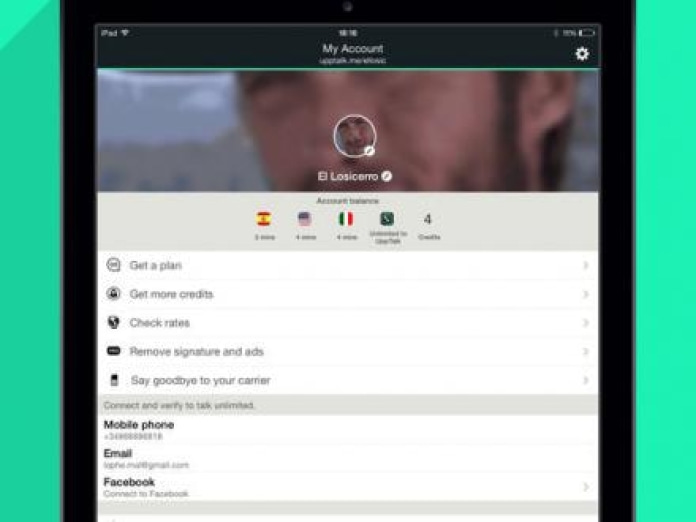 UppTalk - WiFi Calling and Texting with Gifs Smartphone-Screenshot3