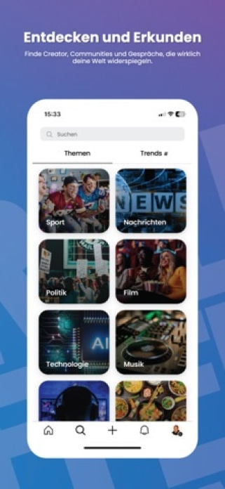 UpScrolled Smartphone-Screenshot2