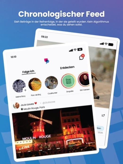 UpScrolled Tablet-Screenshot