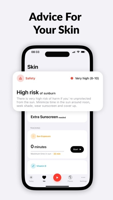 UV Index & Tanning - SunSafe Smartphone-Screenshot7