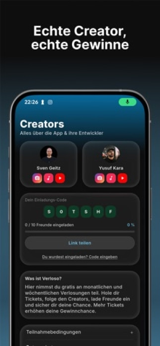 Verloso: Echte Gewinnspiele. Smartphone-Screenshot3