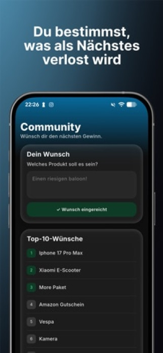 Verloso: Echte Gewinnspiele. Smartphone-Screenshot4