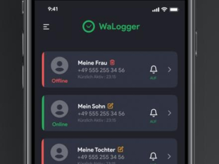 WaLogger - Online Tracker Smartphone-Screenshot3