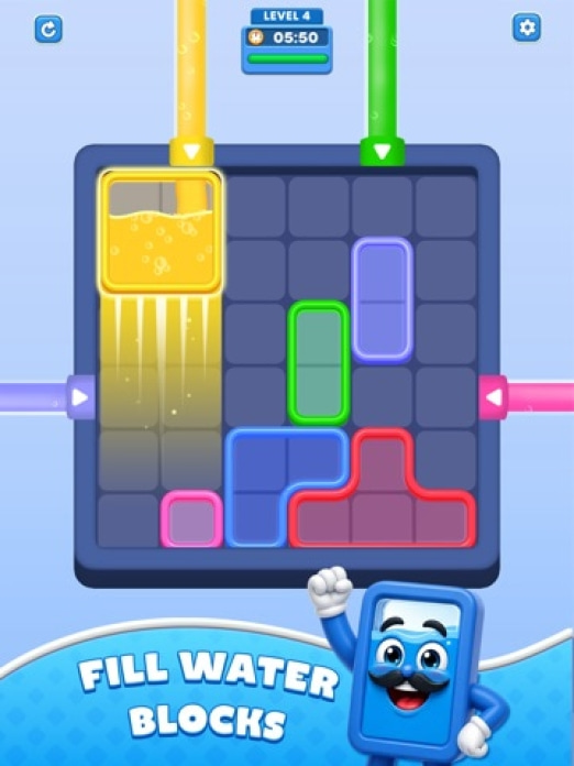 Water Out Puzzle Tablet-Screenshot